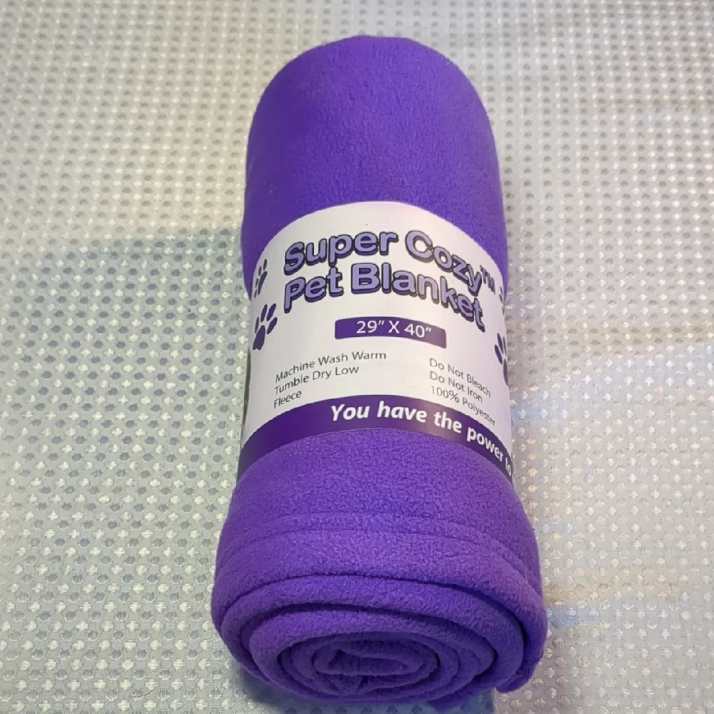 Super Cozy Purple Pet Blanket
